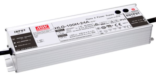 LED-Stromversorger, HLG-100H-24A, Mean Well 100W IP65