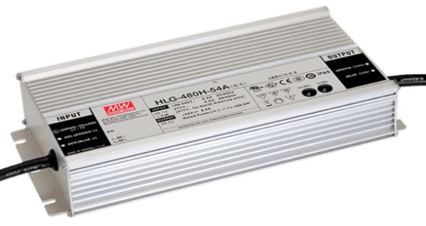LED-Stromversorger, HLG-480H-24A, Mean Well 480W IP65