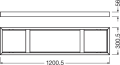 Aufbaurahmen-1200-x-300-fuer-LED-Panel