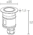 CB1012FMAI-BRIGHT10-2W-500mA-2700K-20-STAINL