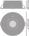 Not-Orentierungsleuchte-UP-4W-Autotest-3h-NiMH