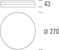 WandDeckenleuchte-Slice-Circle-III-18W-3000K-CRI80-220-240VAC-D27cm-1100lm-Not-1h