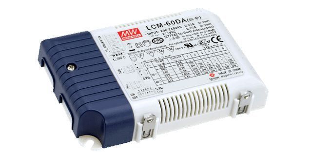 LCM-60DA, MeanWell Netzteil /500/600/700/900/1050/1400mA